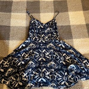 Aeropostale blue and white summer dress